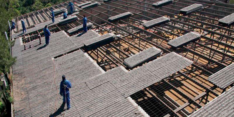 Reforma de telhados industriais